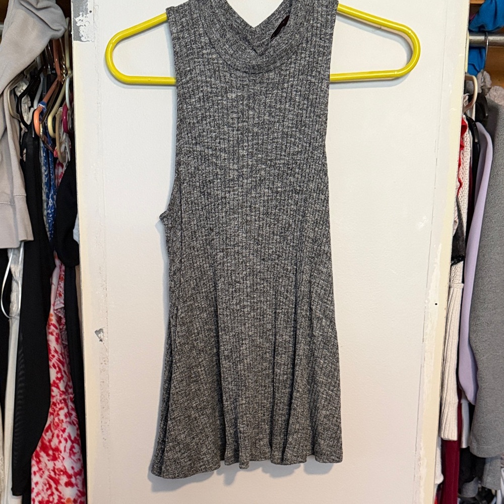 Hollister Gray Ribbed Tank Top